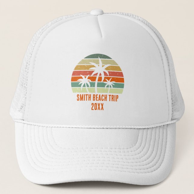 Family Reunion Vacation  Trucker Hat (Front)