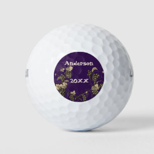 Family Reunion Vintage Grape Vines Celebration Golf Balls