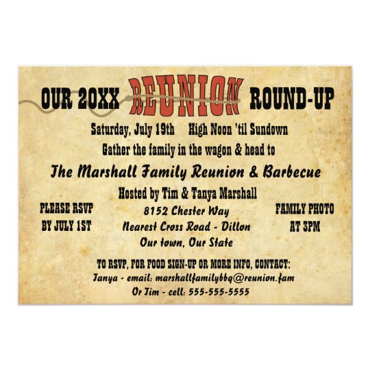 family reunion vintage western