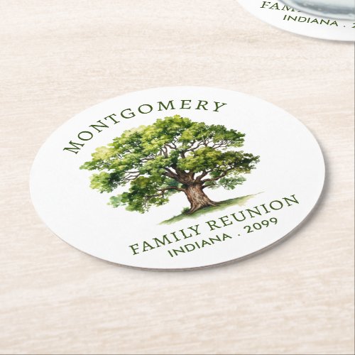 Family Reunion Watercolor Family Tree