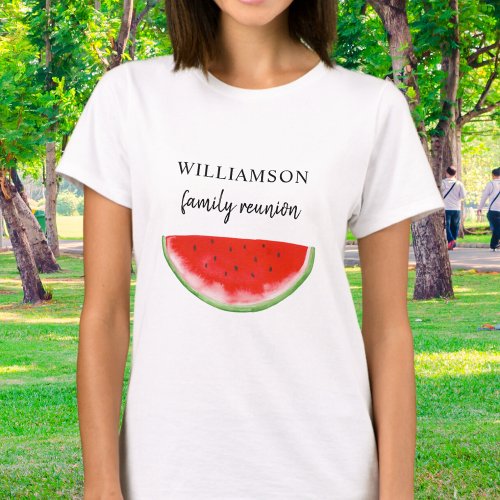 Family Reunion Watermelon T_Shirt