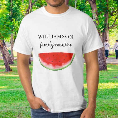 Family Reunion Watermelon T_Shirt