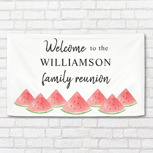 Family Reunion Watermelon Welcome