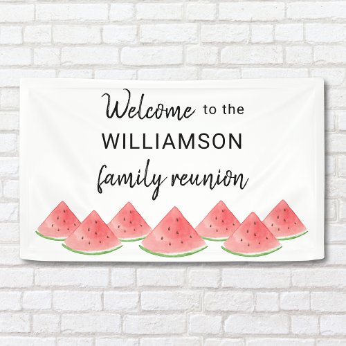 Family Reunion Watermelon Welcome