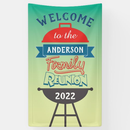 Family Reunion Welcome Banner