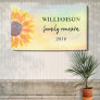 Family Reunion Welcome Banner