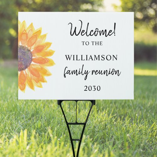 Family Reunion Welcome