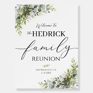 Family Reunion Welcome Sign, Reunion Poster