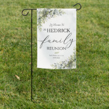 Family Reunion Welcome Sign, Reunion Poster
