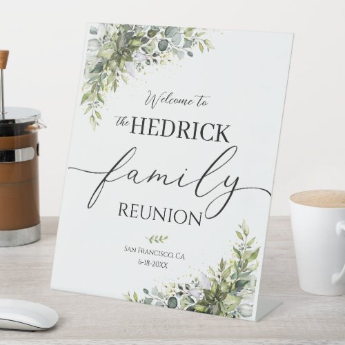 Family Reunion Welcome Sign, Reunion Poster