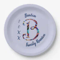 Letter B Paper & Party Plates