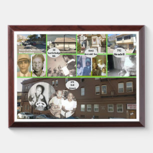 Family Road Award Plaque
