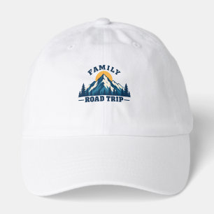 Family Road Trip Mountain Sunset Hat