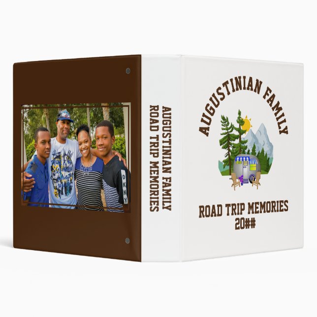 Family Road Trip PHOTO 3 Ring Binder (Background)