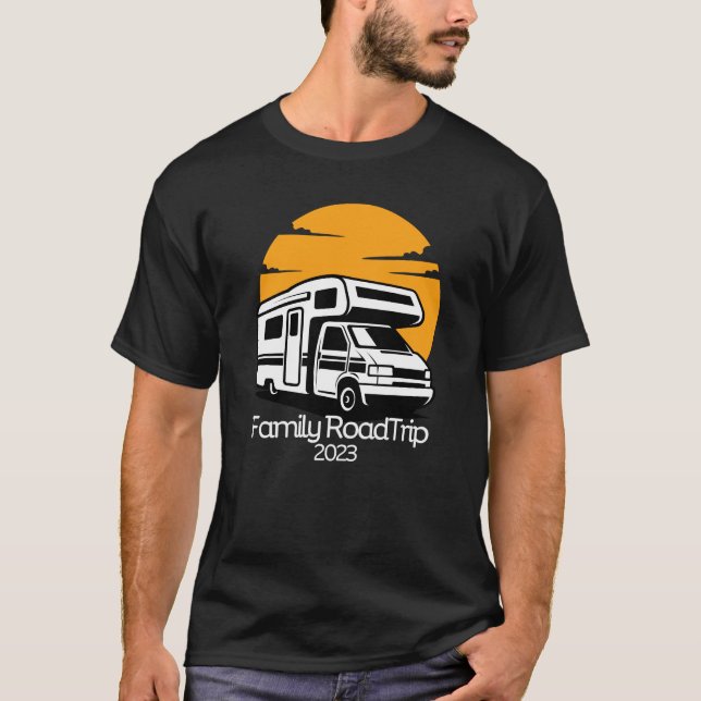 Family Road Trip Shirts, Family Trip Gift, Family  T-Shirt (Front)