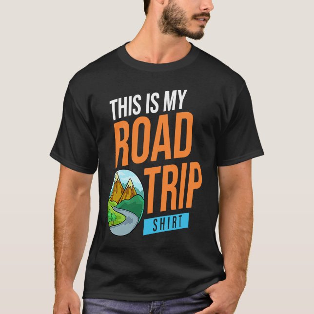 Family Road Trip Vacation Planner Usa T-Shirt (Front)