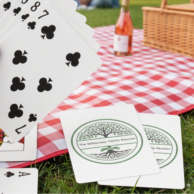 Family Roots Reunion Poker Cards (Family reunion poker cards)