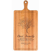 Family Roots Uplifting Cherry Cutting Board (Front)