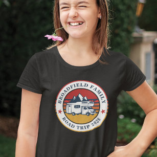 Family RV Road Trip Reunion Matching Daughter T-Shirt