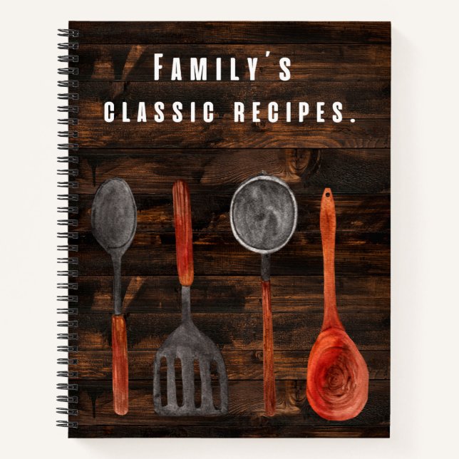 Family´s classic recipe notebook (Front)