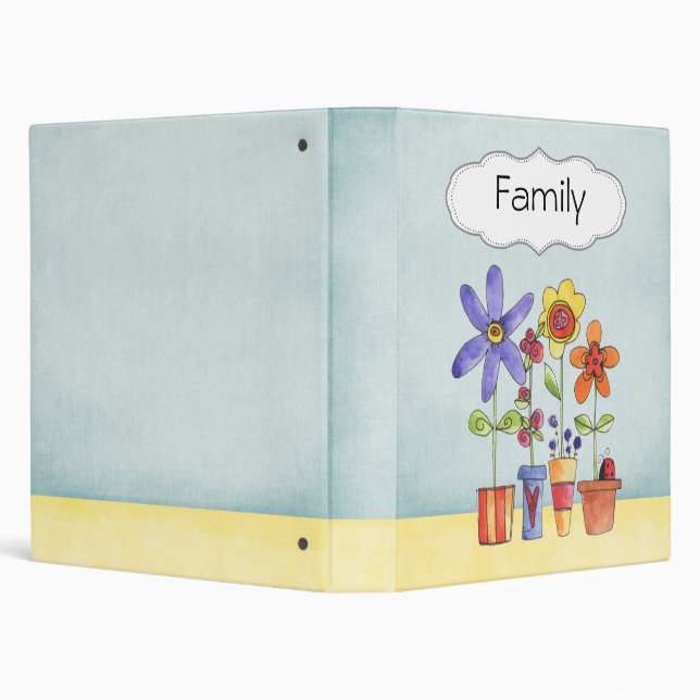 Family Scrapbook 3 Ring Binder (Background)