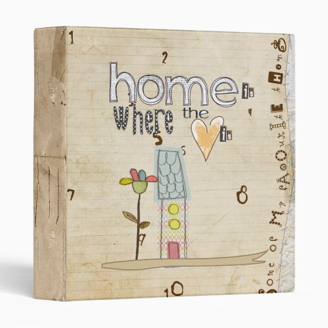 family scrapbook binder (Front/Spine)