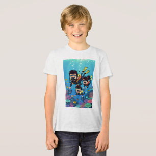 Family Scuba Diving Fun Tri-Blend Shirt