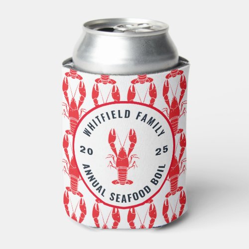 Family Seafood Boil Personalized Lobster Party Can Cooler