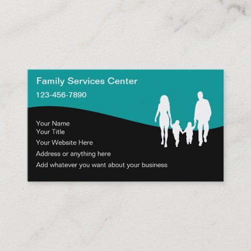 Family Services Business Cards