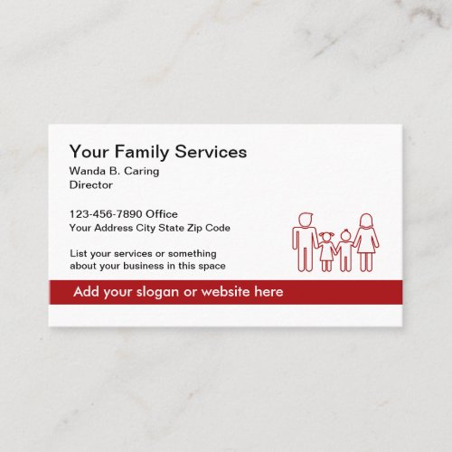 Family Services Center Business Profile Cards