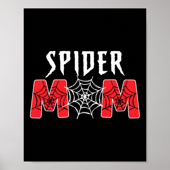 Family Spider Mom Spider Dad Matching Birthday The Poster (Front)