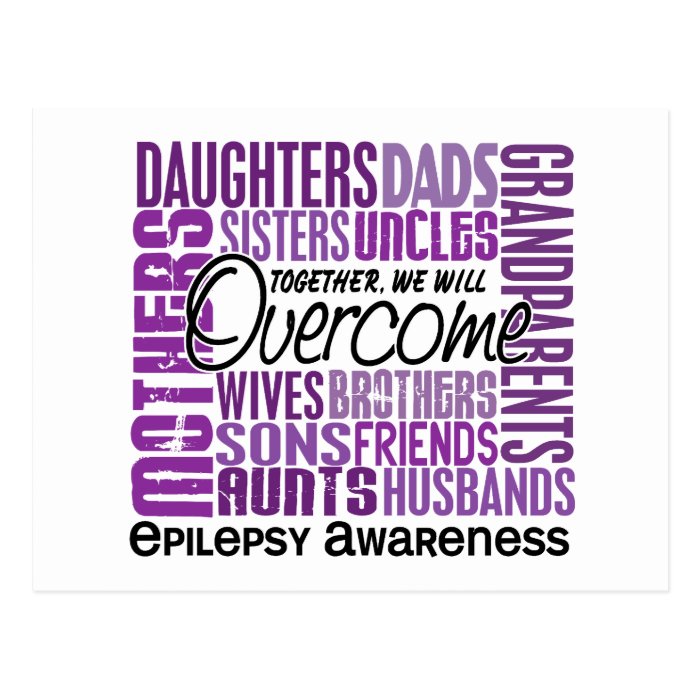 Family Square Epilepsy Postcards