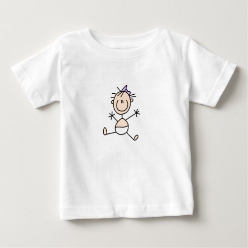 Family Stick Figure Baby Shirt