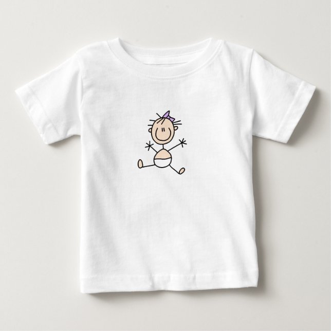 Family Stick Figure Baby Shirt (Front)