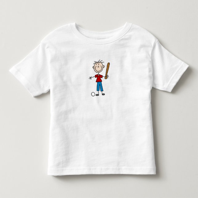 Family Stick Figure Baseball Shirt (Front)