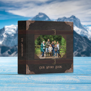 Family Story Book Photo & Scrapbook Album 3 Ring Binder