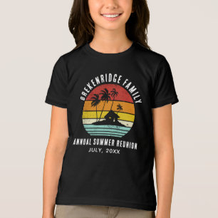 Family Summer Coastal Vacation Matching Custom Tri-Blend Shirt