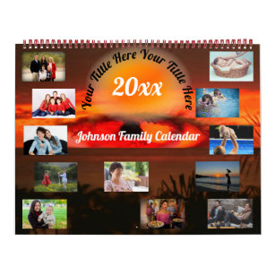 Family Sunset Eye 2106 Calendar