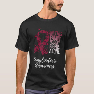 Family Support Amyloidosis Awareness T-Shirt