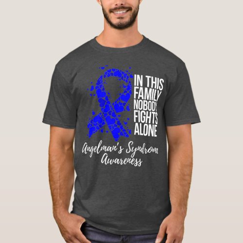 Family Support Angelman Syndrome Awareness T_Shirt