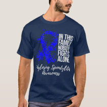 Family Support Ankylosing Spondylitis Awareness T-Shirt