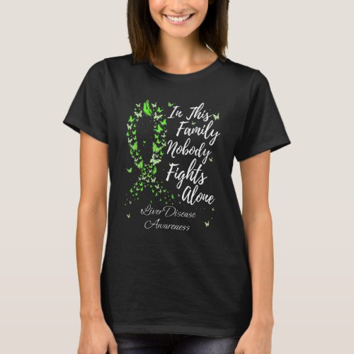 Family Support Liver Disease Awareness T_Shirt