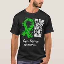 Family Support Liver Disease Awareness T-Shirt