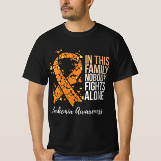 Family Support Tee Leukemia Awareness