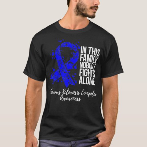 Family Support Tuberous Sclerosis Comple TSC Aware T_Shirt