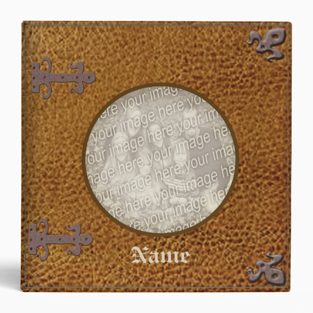 Family Surname Album 3 Ring Binder (Front)