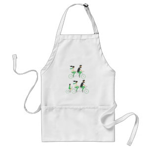Family Tandem Bicycle Cycling Adult Apron