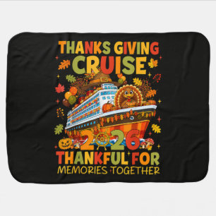 Family Thanksgiving Cruise 2026 Vacation Trip Baby Blanket