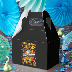 Family Thanksgiving Cruise 2026 Vacation Trip Favor Boxes