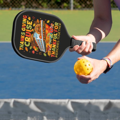 Family Thanksgiving Cruise 2026 Vacation Trip Pickleball Paddle